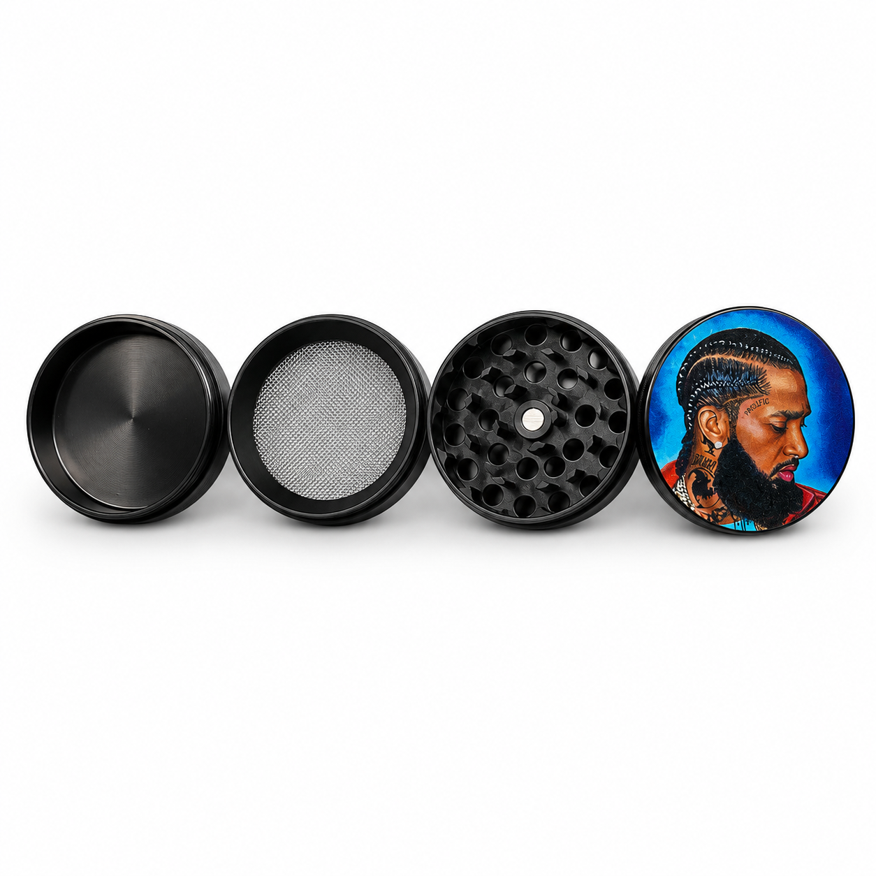 Nipsey Hussle - 4pc Standard Aluminum Grinder 標準四層研磨器