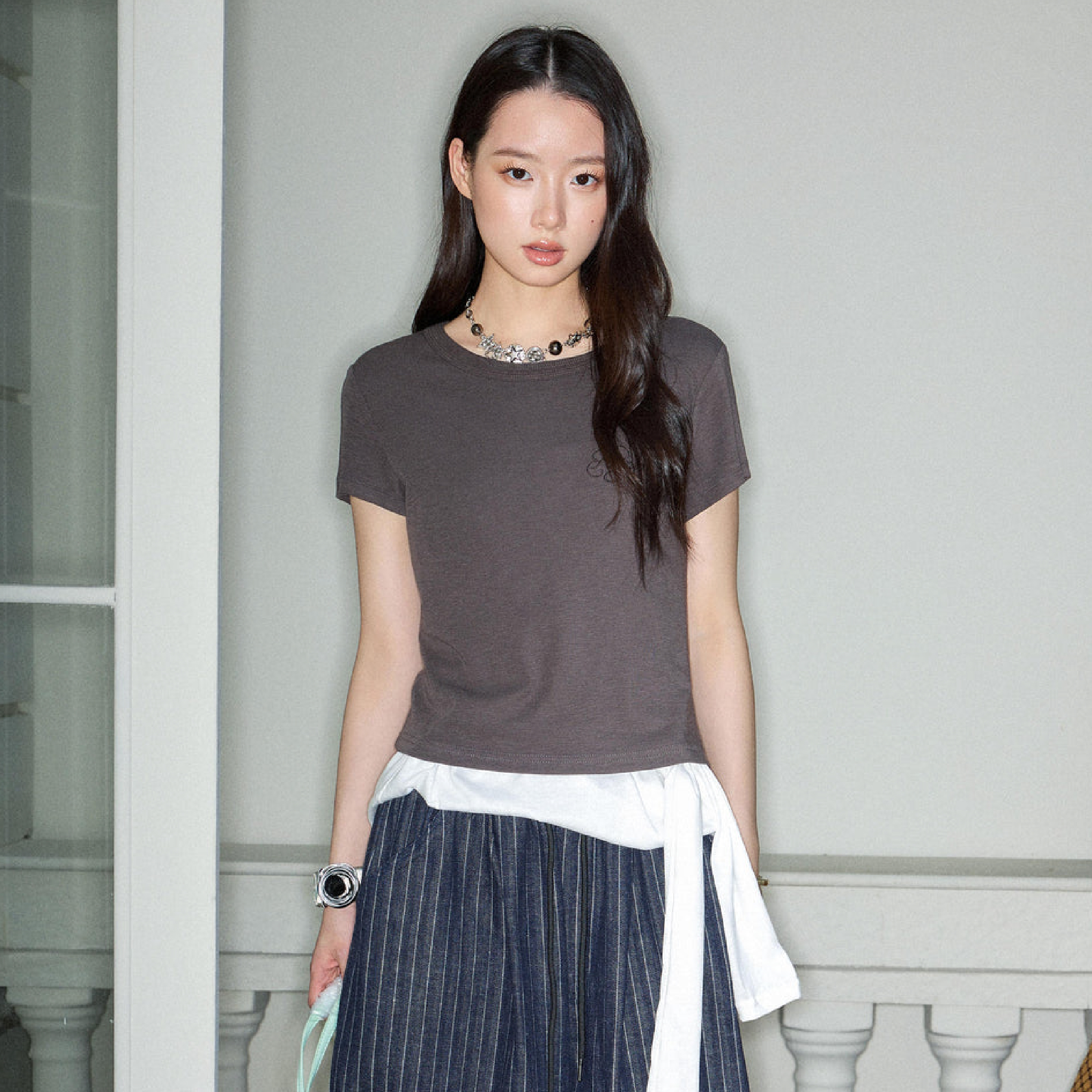 SENSE Logo Crop Top [L26-T09]