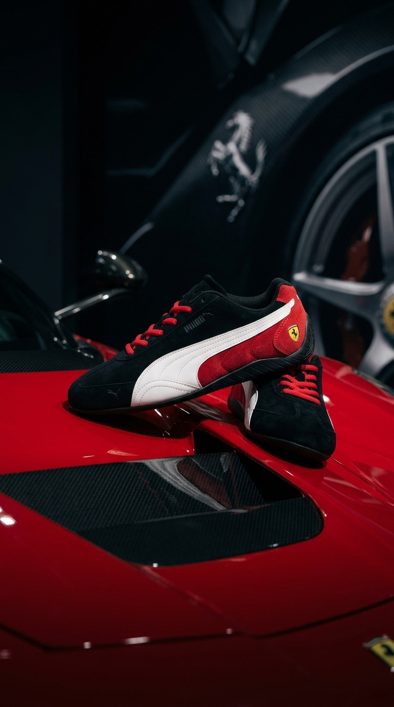 【Focus Store】預購 Ferrari x Puma Speedcat Scuderia “Black Red” 黑紅 309404-01