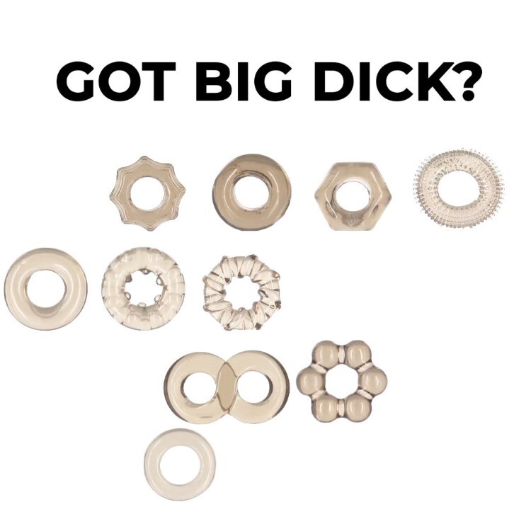 Got Big Dick 延時鎖精環 屌環 矽膠環 延時環