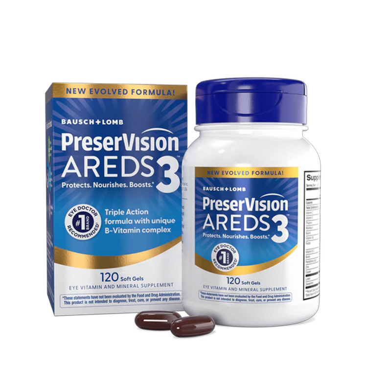 博士倫 PreserVision AREDS3 護眼維生素及礦物質補充劑  60/90/120 粒軟膠囊
