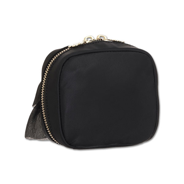MARY QUANT / Tiered Sheer Cubic Pouch Mini