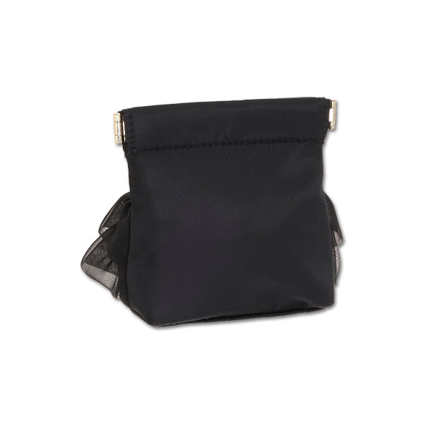 MARY QUANT / Tiered Sheer Spring-Clasp Pouch