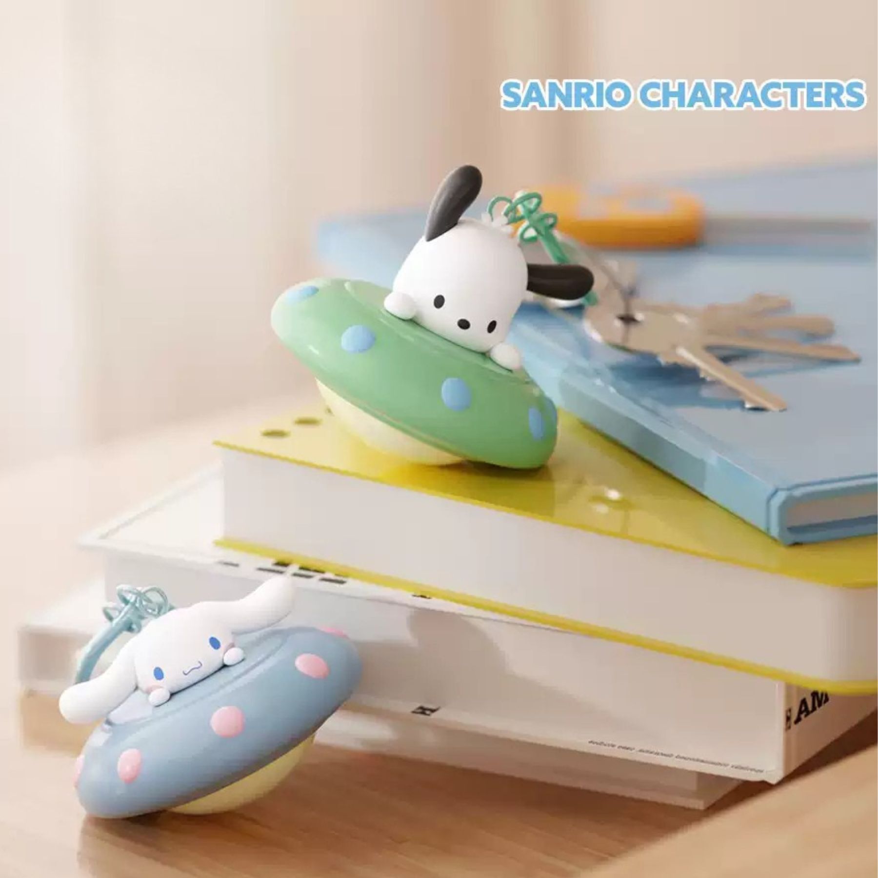 PC狗  Sanrio | 飛碟系列LED小夜燈掛件鎖匙扣 | 飾物