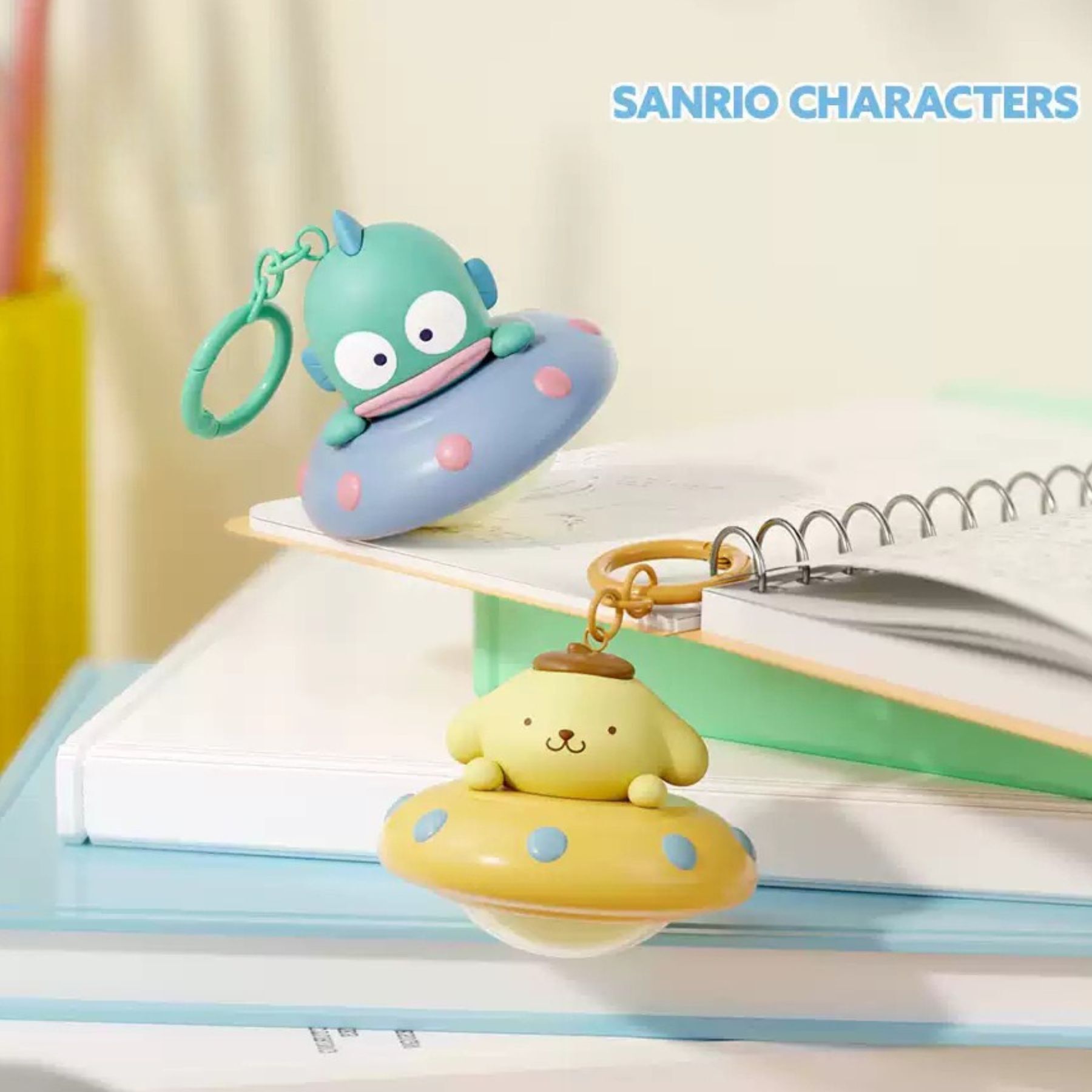 水怪 Sanrio | 飛碟系列LED小夜燈掛件鎖匙扣 | 飾物