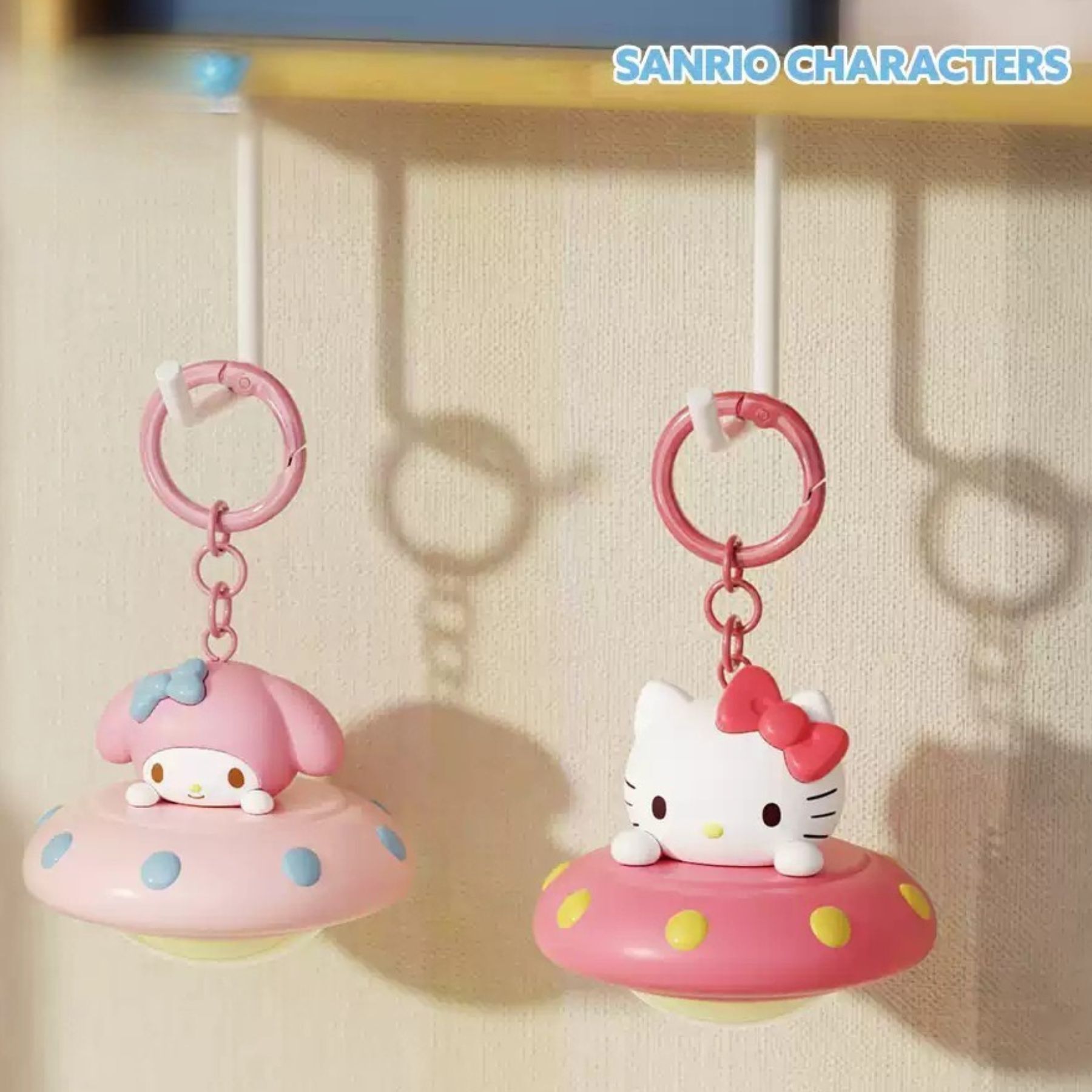 Hello Kitty Sanrio | 飛碟系列LED小夜燈掛件鎖匙扣 | 飾物