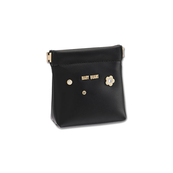 MARY QUANT / Metal Jewel Spring Clasp Pouch