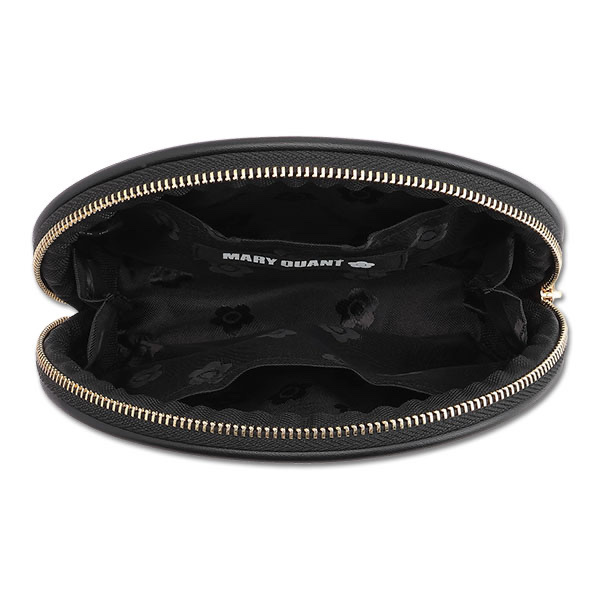 MARY QUANT / Metal Jewel Round Pouch