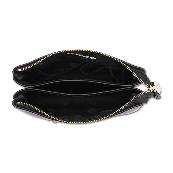 MARY QUANT / Metal Jewel 3-Pocket Pouch