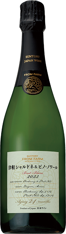 三得利 津輕霞多麗白酒 & 黑皮諾氣泡酒 2023 [綠標版] (750ml)