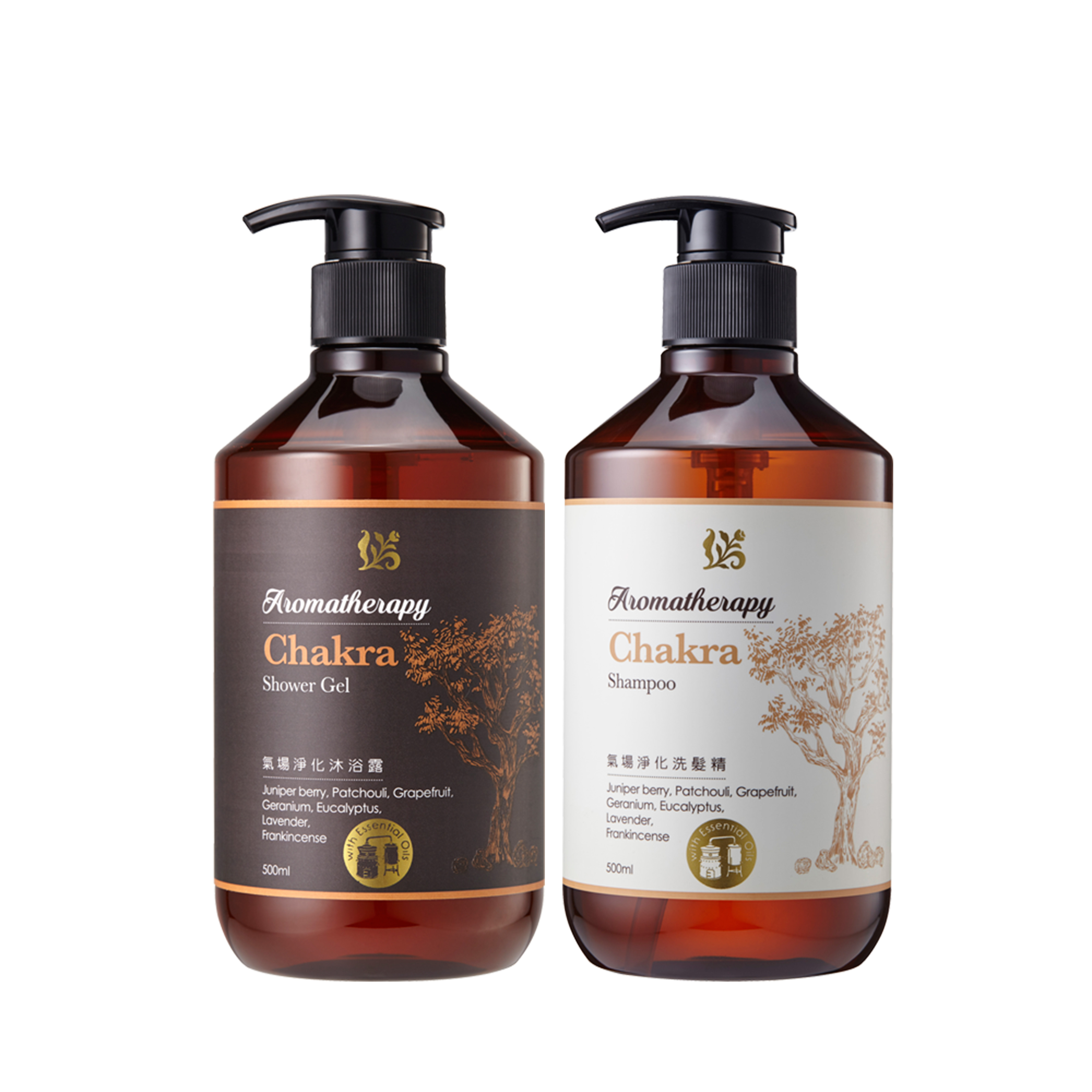 氣場入門組：沐浴露/洗髮精各500ML、身體乳250ML任2件1230