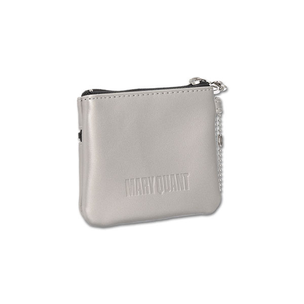 MARY QUANT / Daisy Metal 2-Zipper Pouch Mini