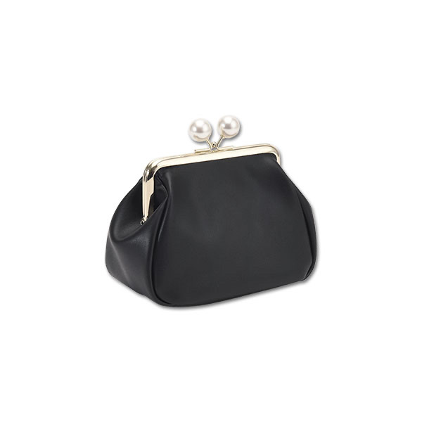 MARY QUANT / Embossed Daisy Pearl Clasp Pouch