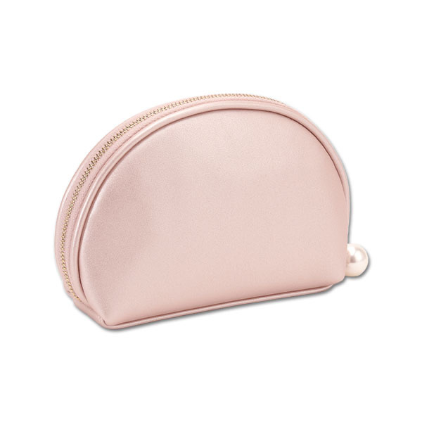 MARY QUANT / Embossed Daisy Pearl Round Pouch