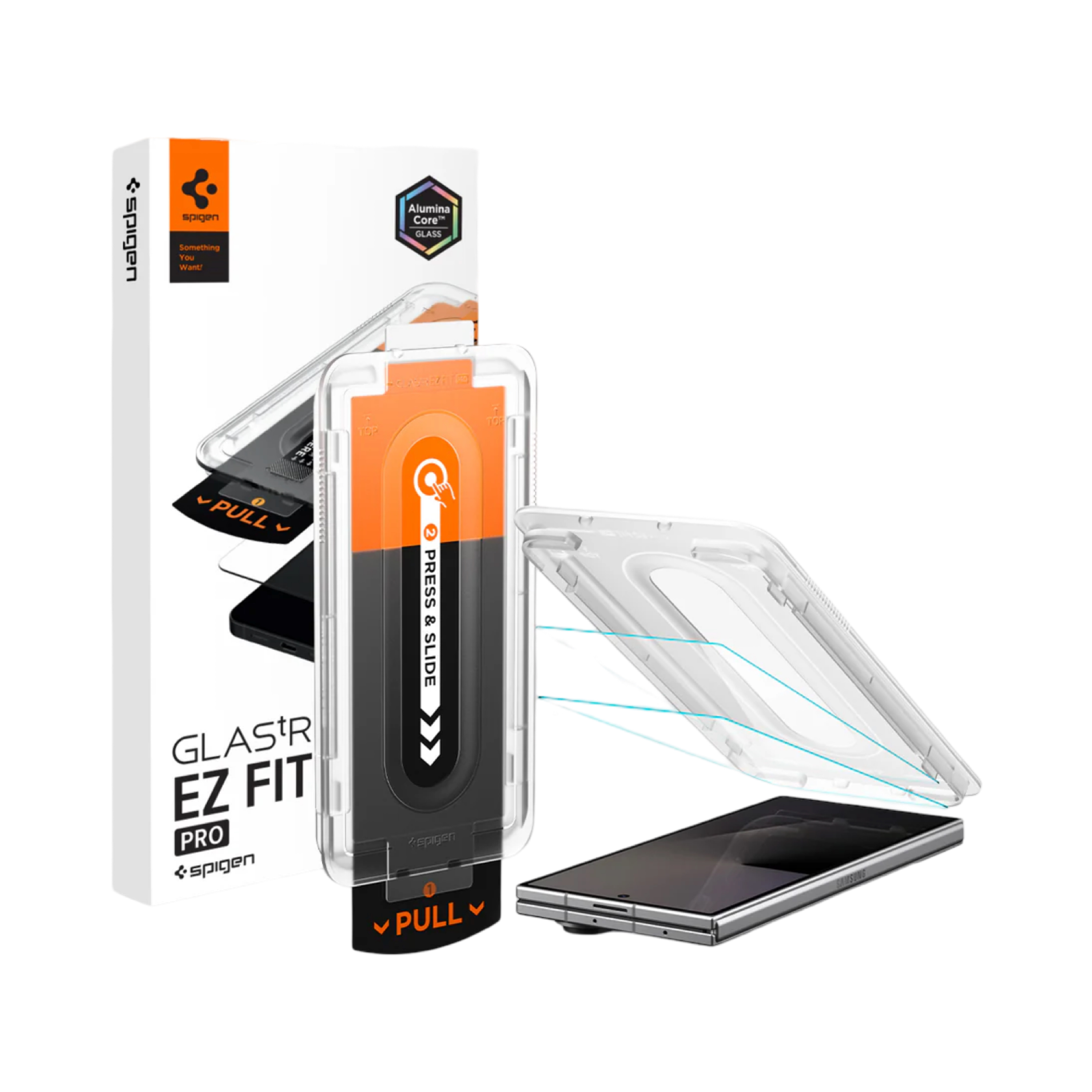 Spigen Galaxy Z Fold 7/8 Ultra GLAS.tR EZ Fit Pro 鋼化玻璃保護貼 (單片裝)