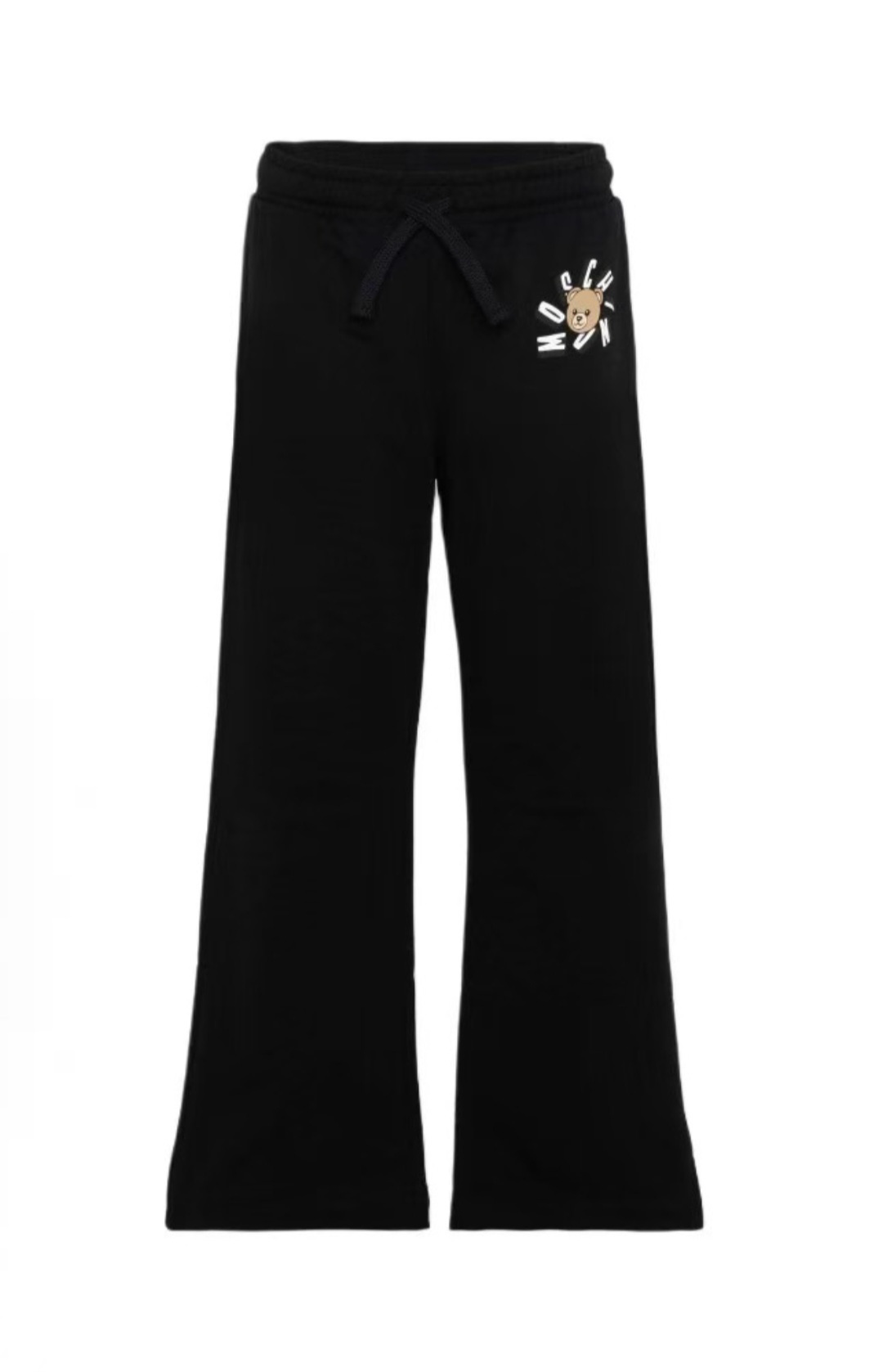MOSCHINO KIDS 黑色束繩衛褲