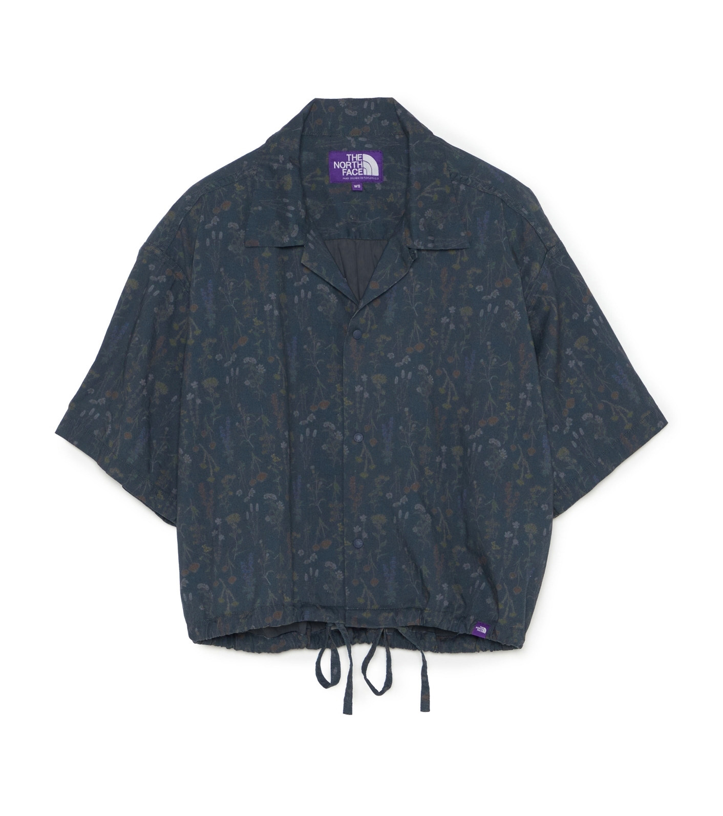 預購┃TNF 紫標 Flower Printed Cropped Shirt 優勝美地 花草 花柄 襯衫 女款 有機棉