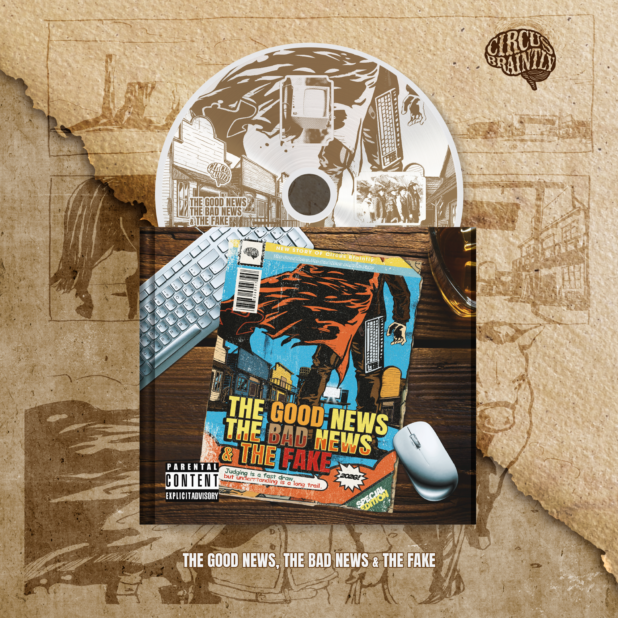 【腦體馬戲團 Circus Braintly】《The Good News, The Bad News and The Fake》