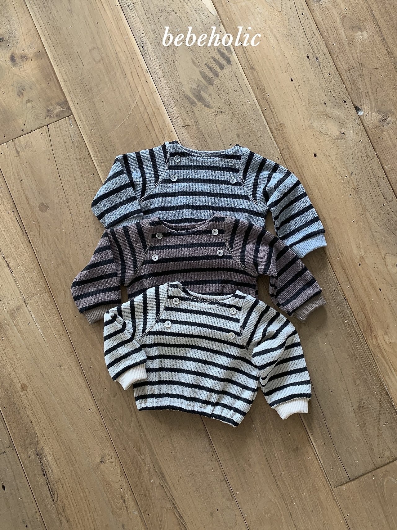 BEBE HOLIC Wool Def Sweatshirt