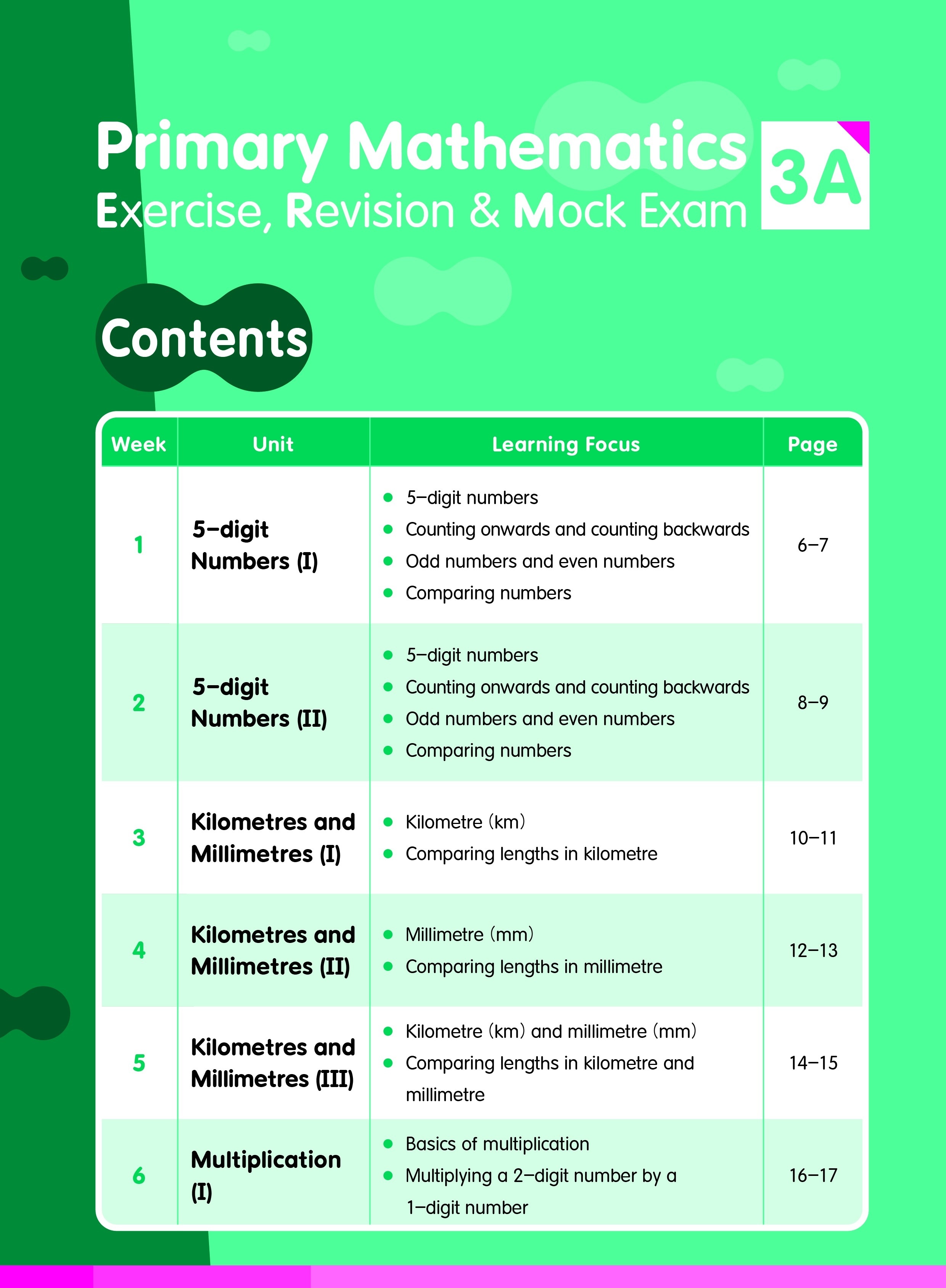 【多買多折】Primary Mathematics:Exercise,Revision & Mock Exam 3A