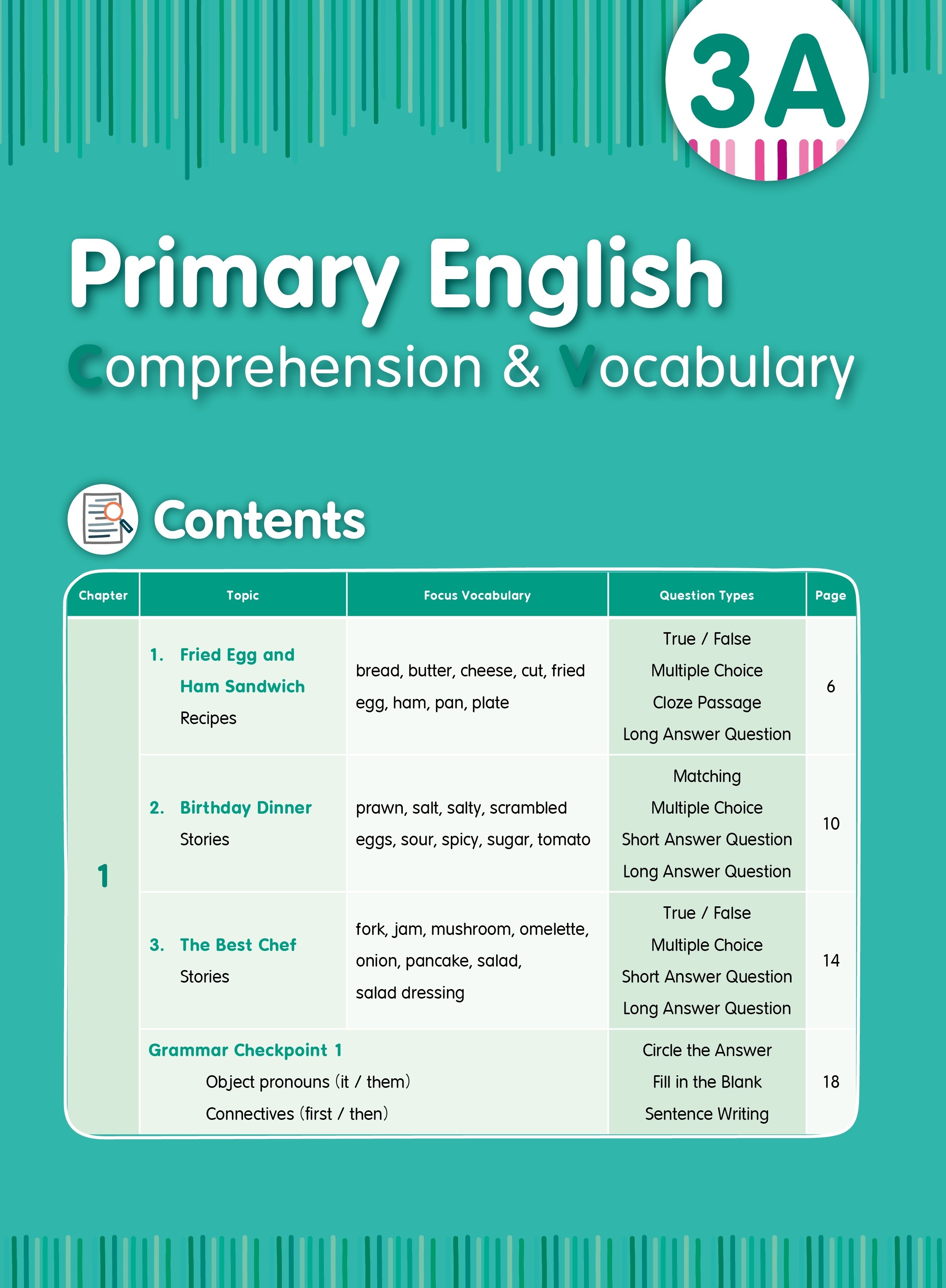【多買多折】Primary English - Comprehension and Vocabulary 3A
