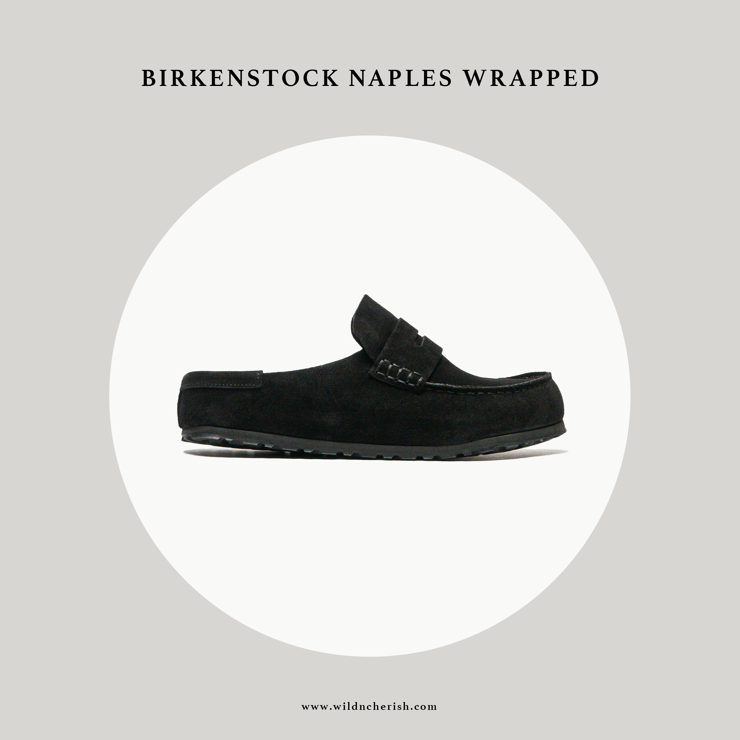 預訂 | Birkenstock Naples Wrapped Suede Leather (Regular Fit)
