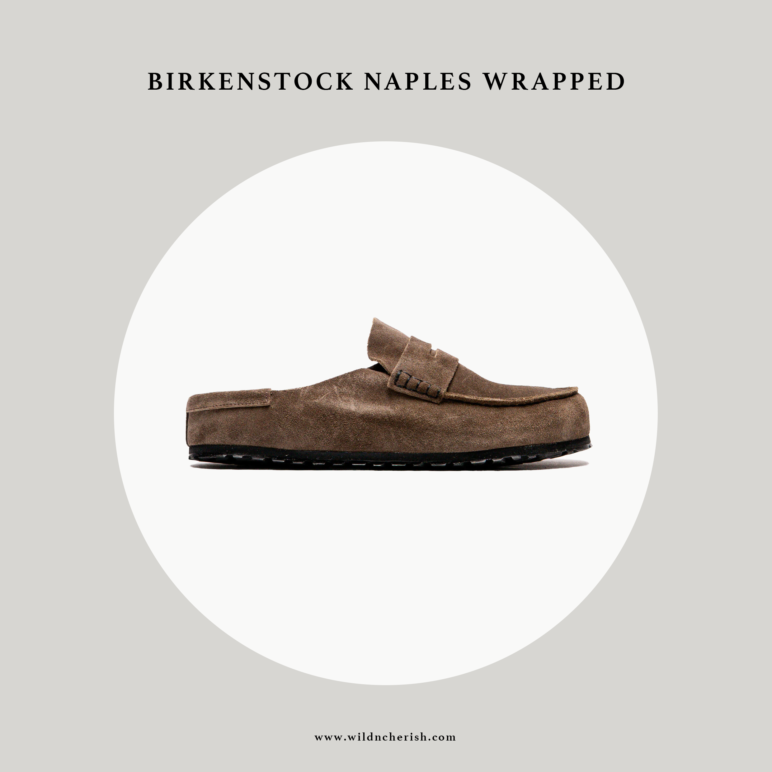 預訂 | Birkenstock Naples Wrapped Suede Leather (Regular Fit)