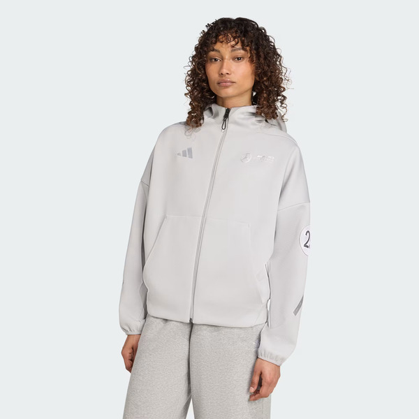 Adidas 愛迪達 Mer Sil Hd W JW3474 女 連帽外套 保暖 運動外套 防風 灰