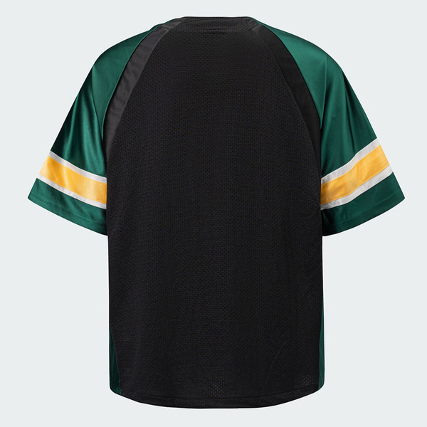Adidas 愛迪達 Baseball Shirt LF6055 男 T恤 運動上衣 休閒短袖 復古球衣 黑