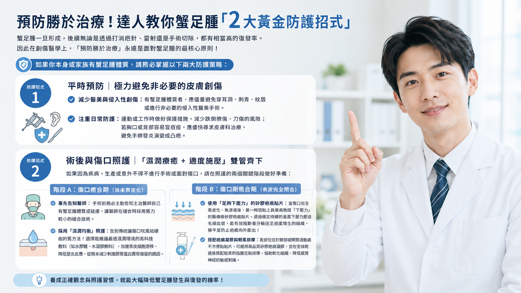 預防勝於治療！達人教你蟹足腫「2 大黃金防護招式」