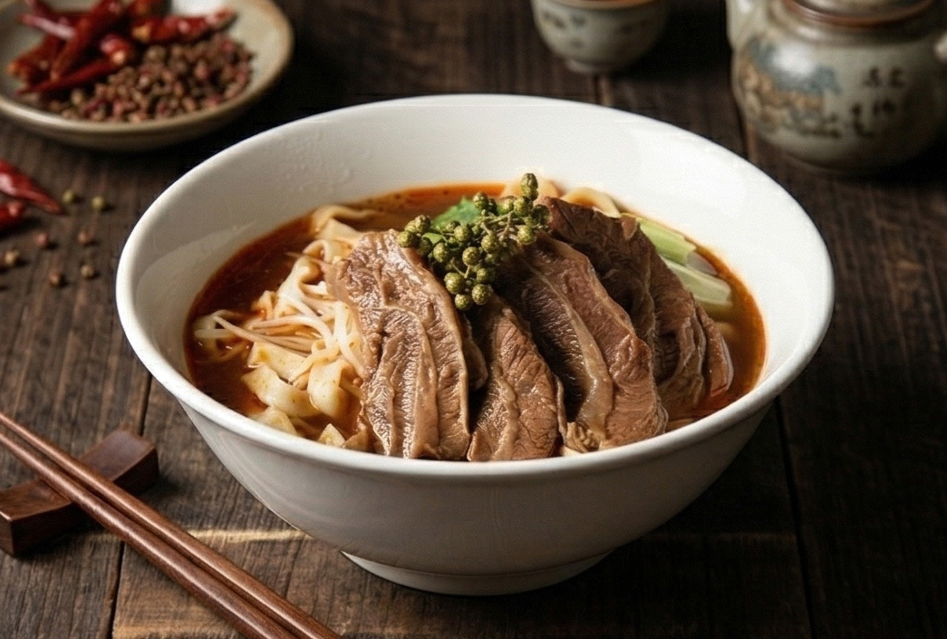 香辣藤椒牛肉麵