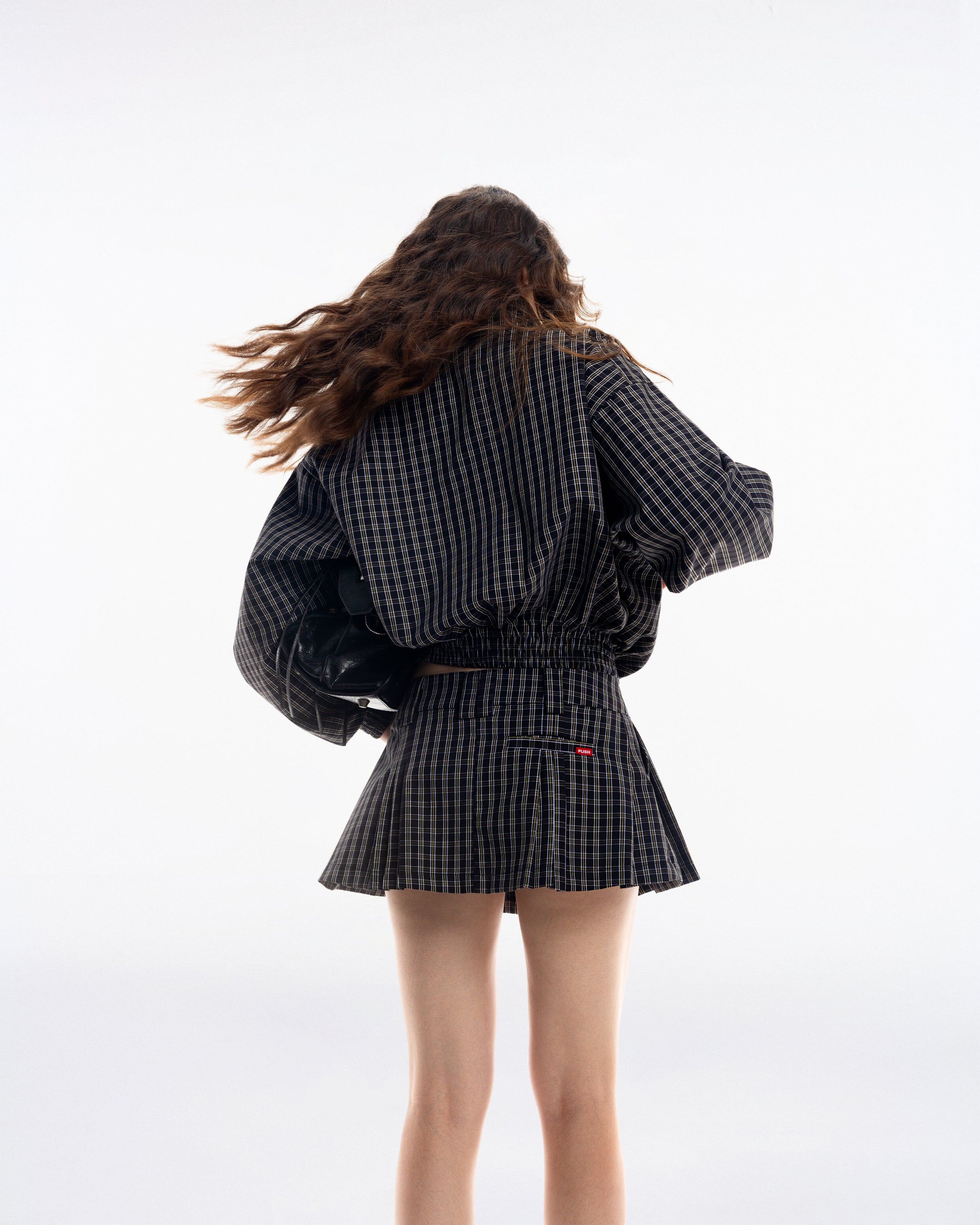 『越南連線🇻🇳』PushPush -格紋迷你裙 GINGHAM MINI SKIRT