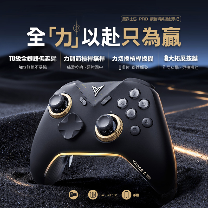 【FLYDIGI 飛智】黑武士5 PRO 競技精英手把 (國際版)
