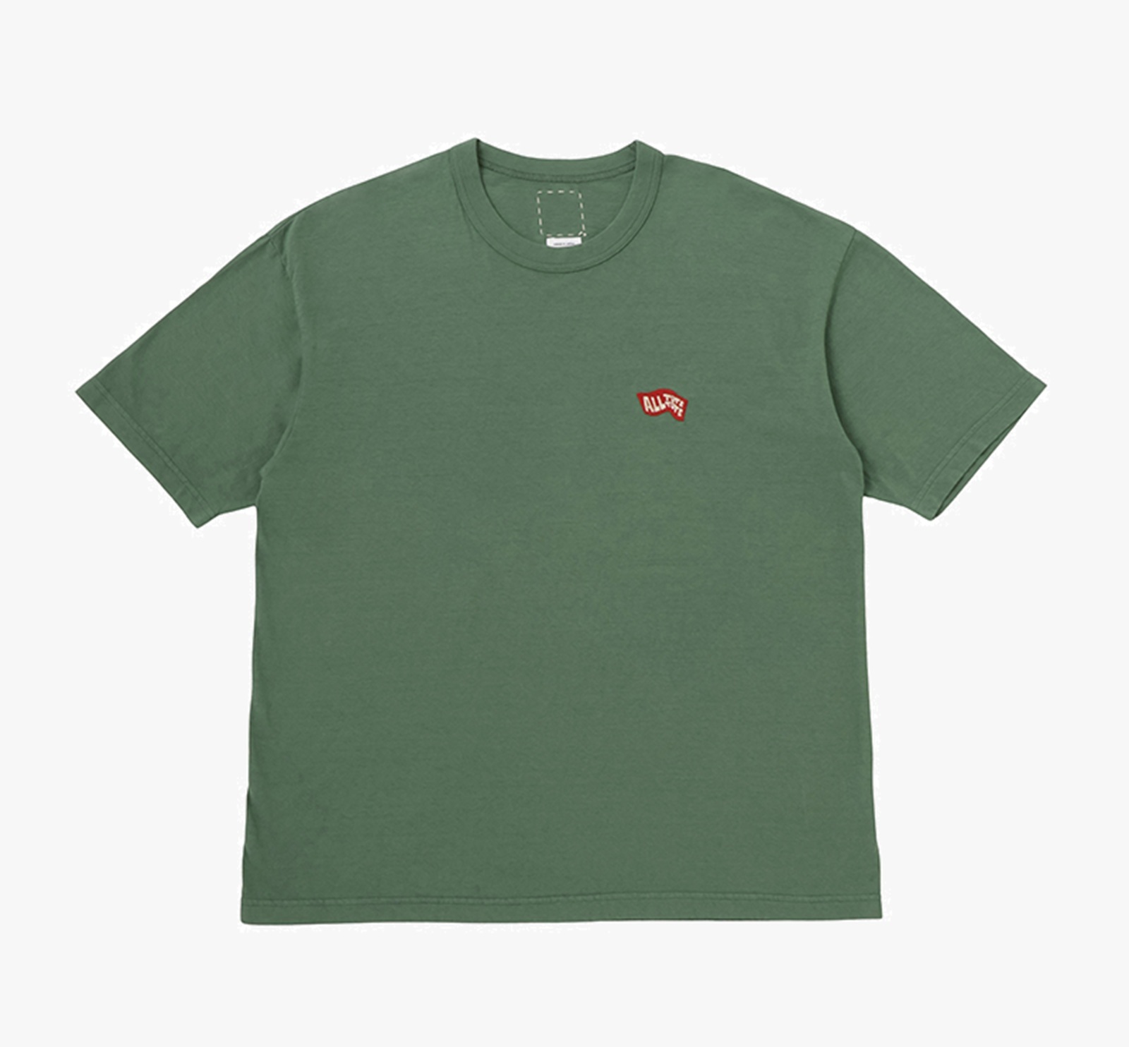 LAST PCS: VISVIM 2026 S/S JUMBO TEE S/S DMGD (ALL TOTE COLLECTION) - GREEN PRE ORDER ITEM (預訂中)