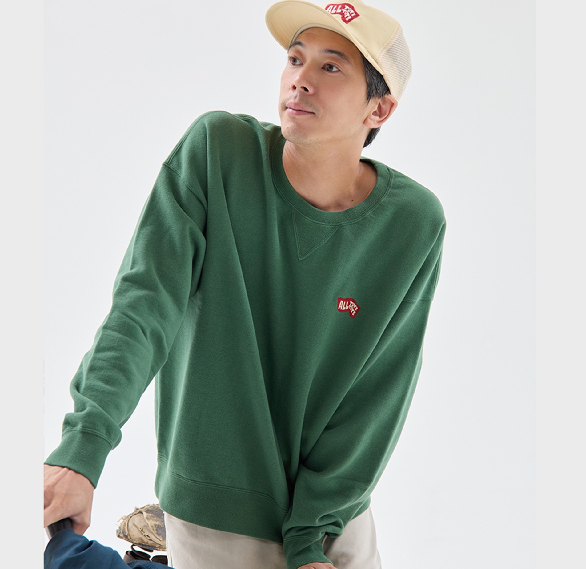 VISVIM 2026 JUMBO SB SWEAT L/S DMGD (ALL TOTE COLLECTION) - PRE ORDER ITEM (預訂中)