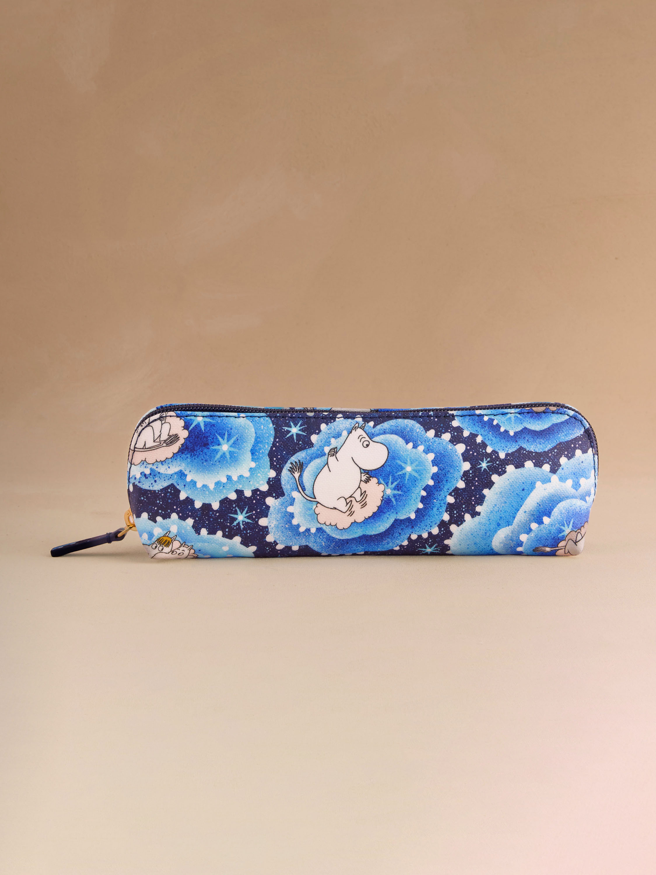 Moomin Clouds 三角造型印花筆袋/刷具袋