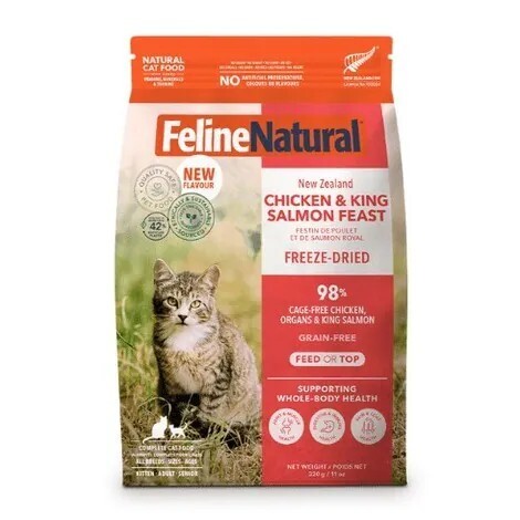 Feline Natural F9 凍乾貓-鮮雞三文魚盛宴 320g