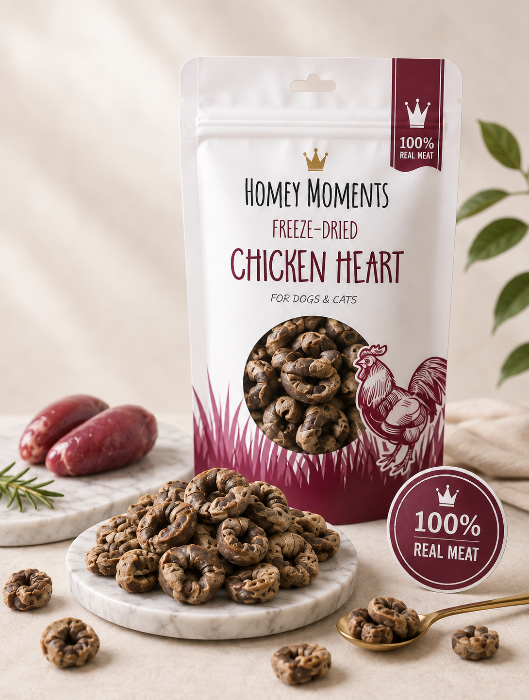 Homey Moments - 凍乾雞心 (200g)