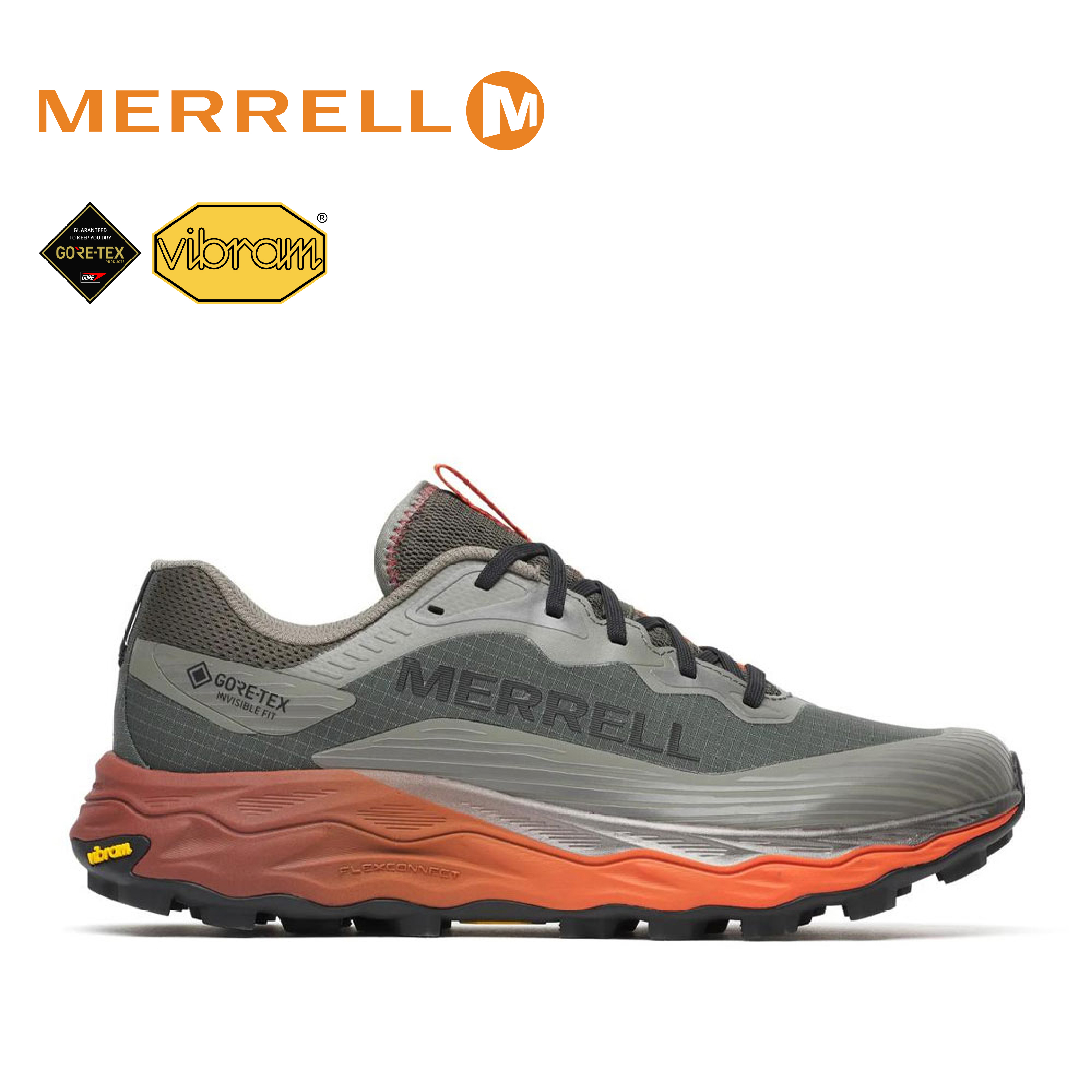 MERRELL 美國 AGILITY PEAK 6 GTX 多功能健行鞋 男款 (灰色) 33ML005562