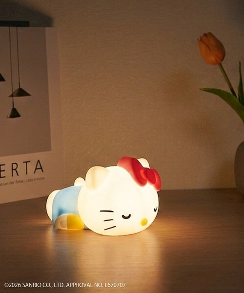 <晚上不孤單💞> 三麗鷗趴趴睡矽膠夜燈 KITTY 庫洛米 大耳狗