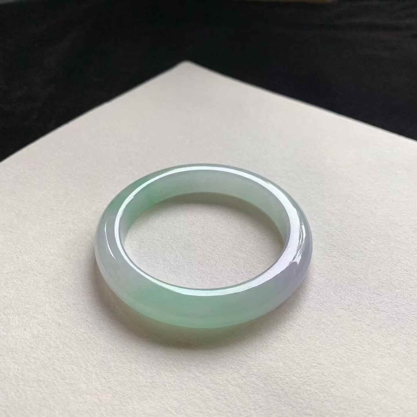 7222345 51.2mm春彩正圈翡翠手鐲 (50-52)