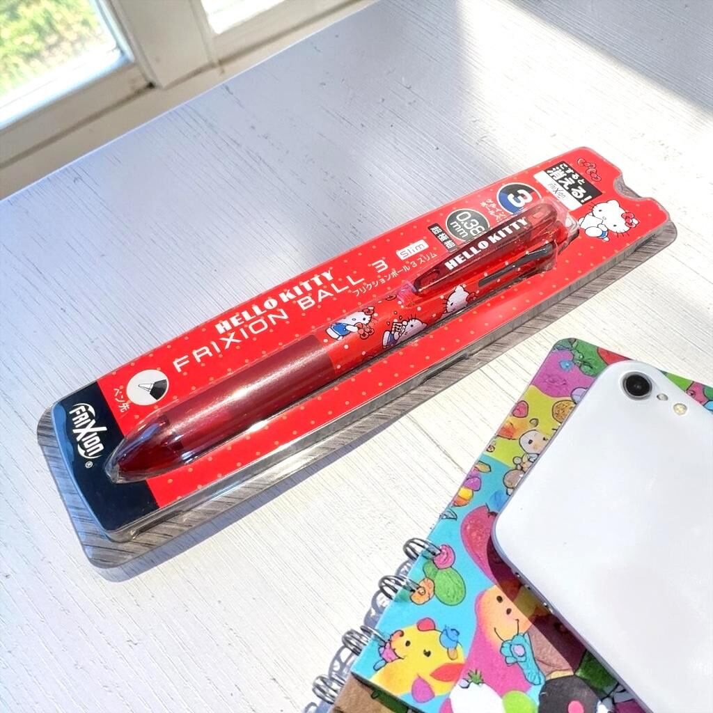 26152 Sanrio Hello Kitty Frixion Ball 0.38MM 擦得甩三色原子筆