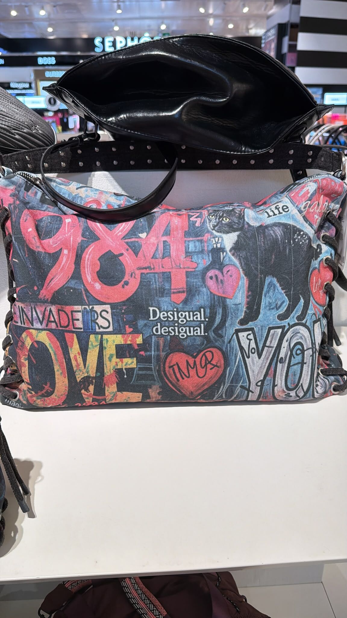 西班牙代購 01-DESIGUAL Bolso grafitti grande（預訂）