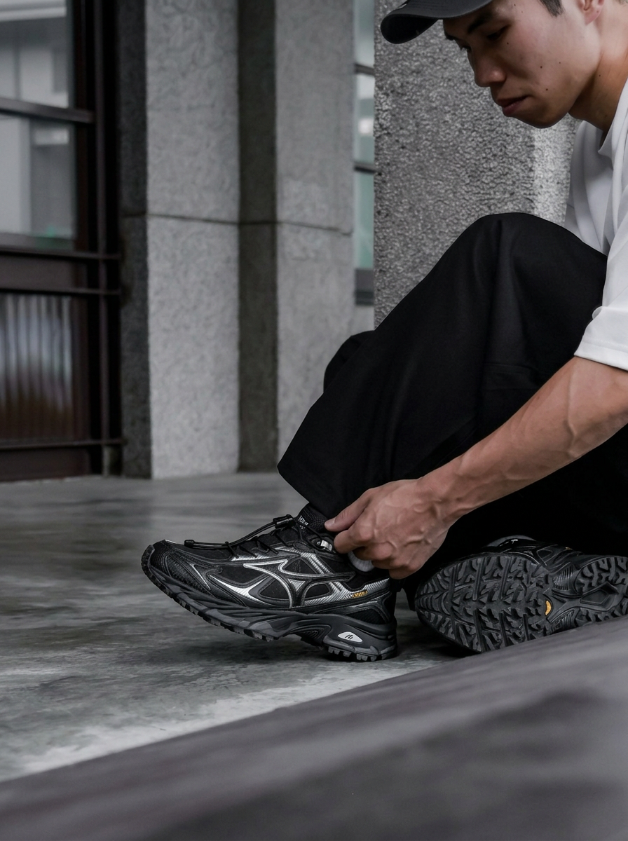 "代購" Mizuno FIYI V2 CORDURA 防滑透氣 抗撕裂 黑銀 男女鞋 D1GH263701