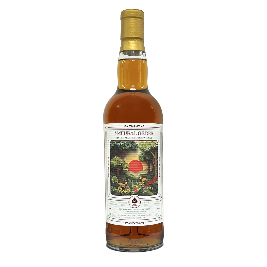 Club Qing Natural Order #2 - Glen Elgin 2009 16 Years Old Refill Hogshead 55%