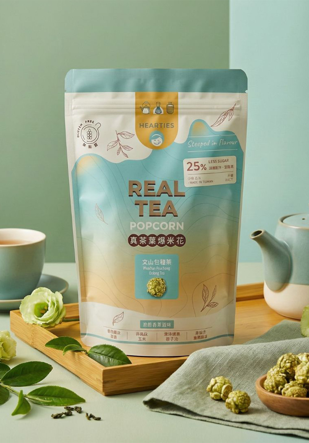Hearties｜文山包種茶爆米花 3入組（免運）