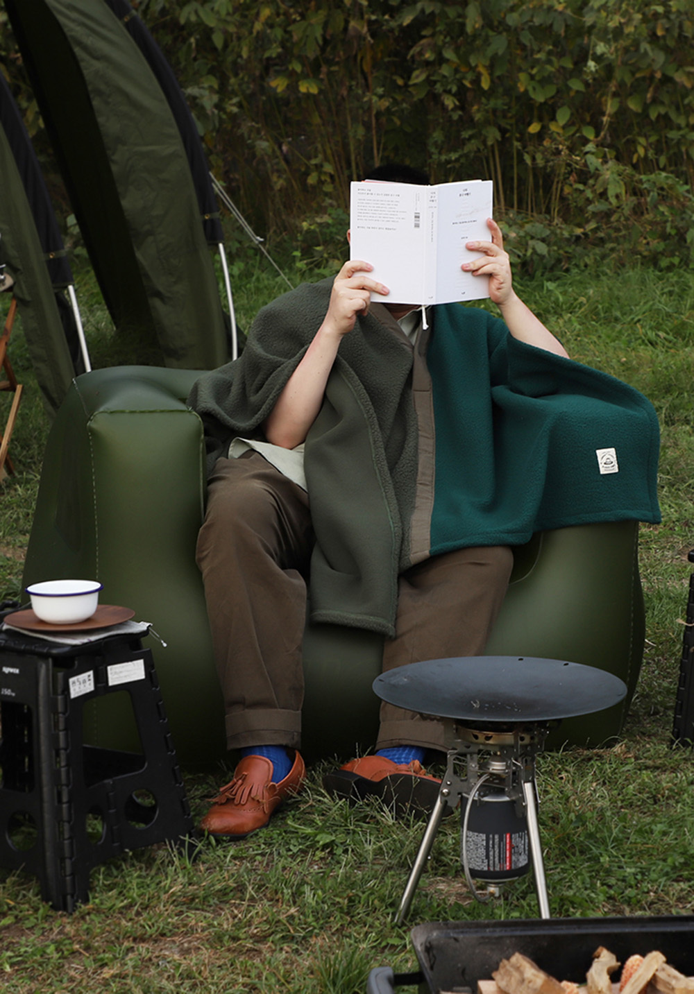 DREAMI SOFA｜夢幻空氣沙發椅-KHAKI（軍綠卡其色）