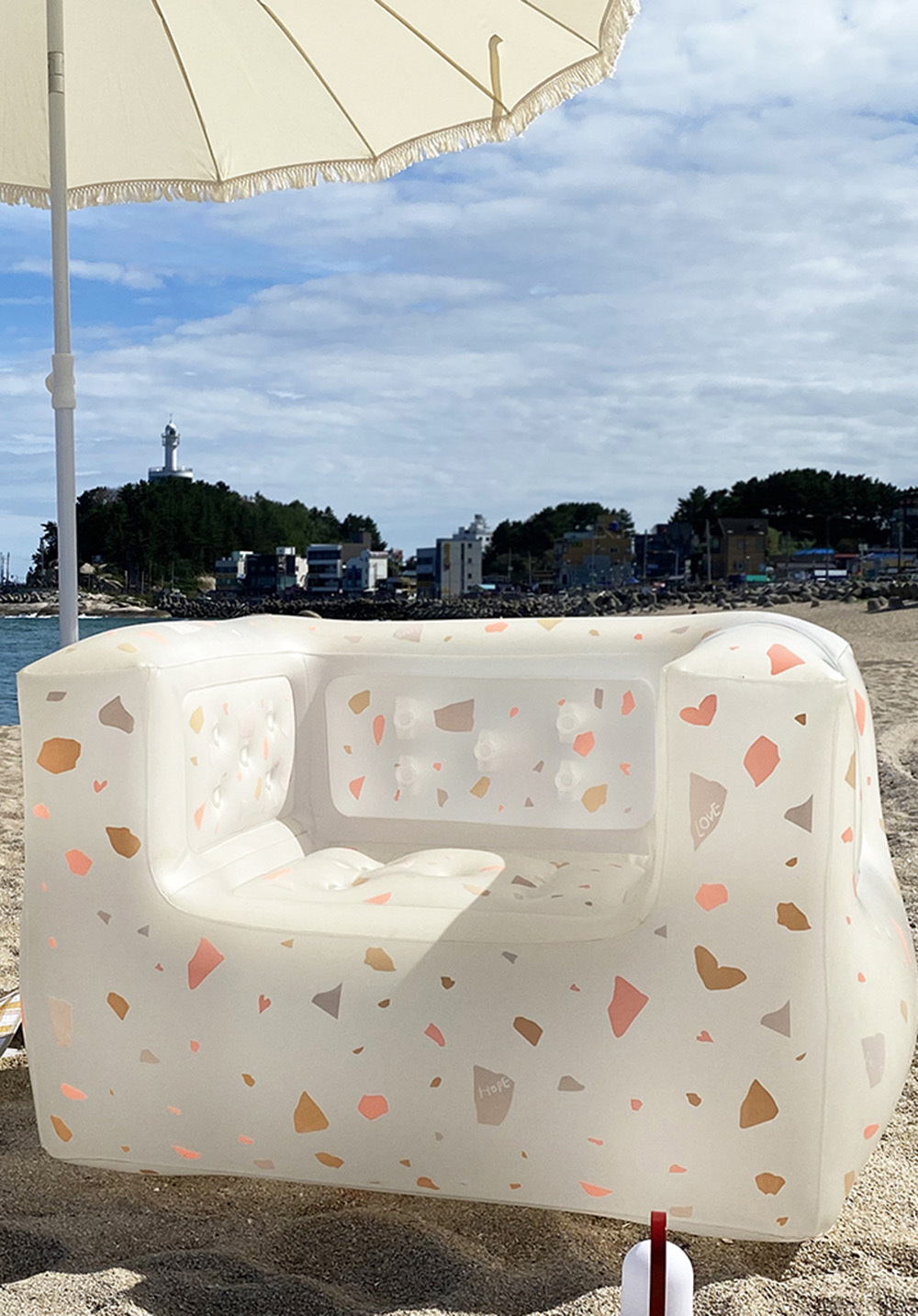 DREAMI SOFA｜夢幻空氣沙發椅-TERRAZZO（粉紅水磨石）