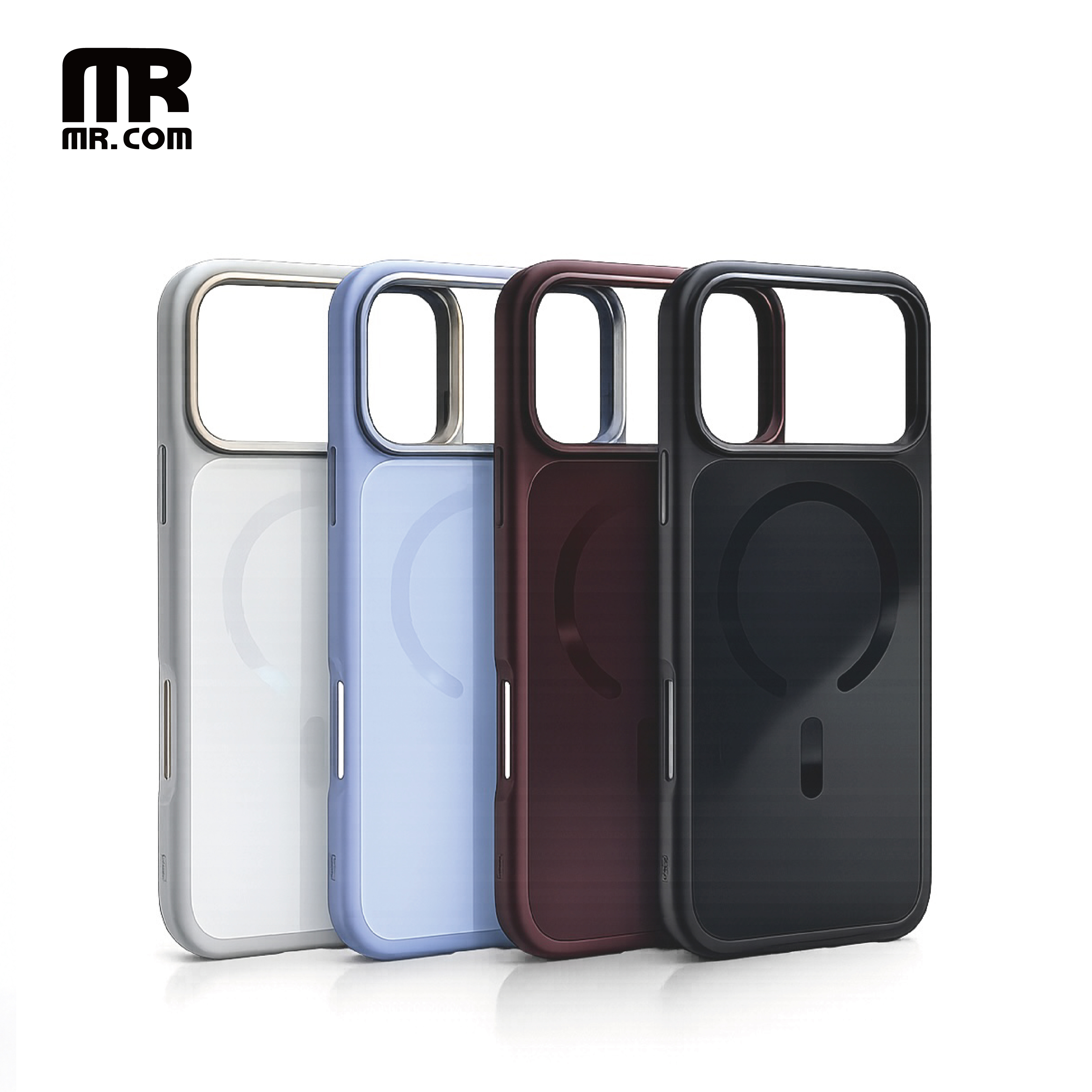 Mr.com 霧面柔膚玻璃防摔手機殼 for iPhone 18