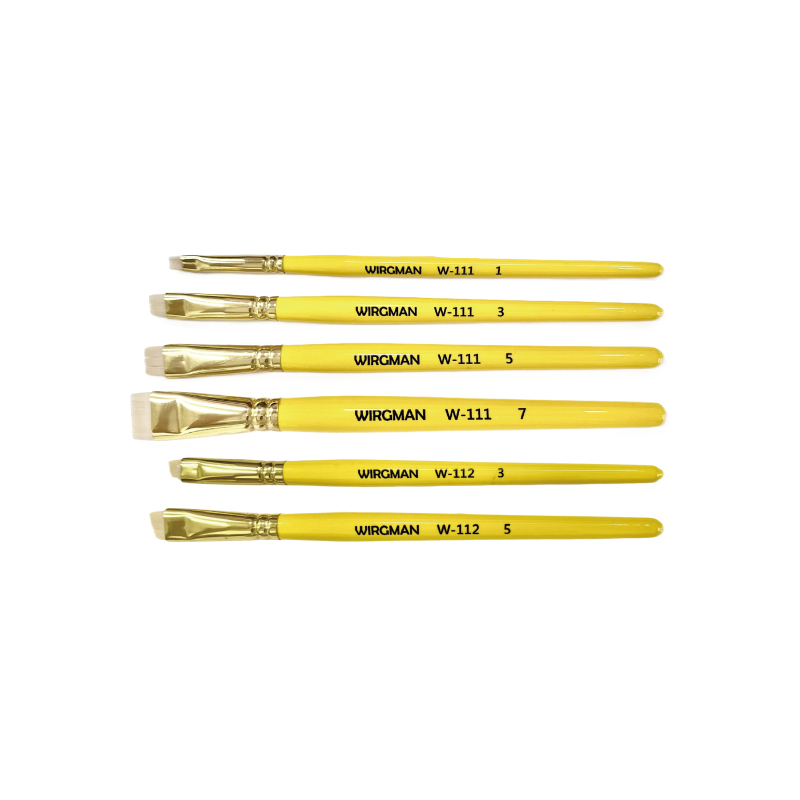 台灣 Wirgman 華格曼 水彩洗色筆 W-111平頭/W-112斜頭